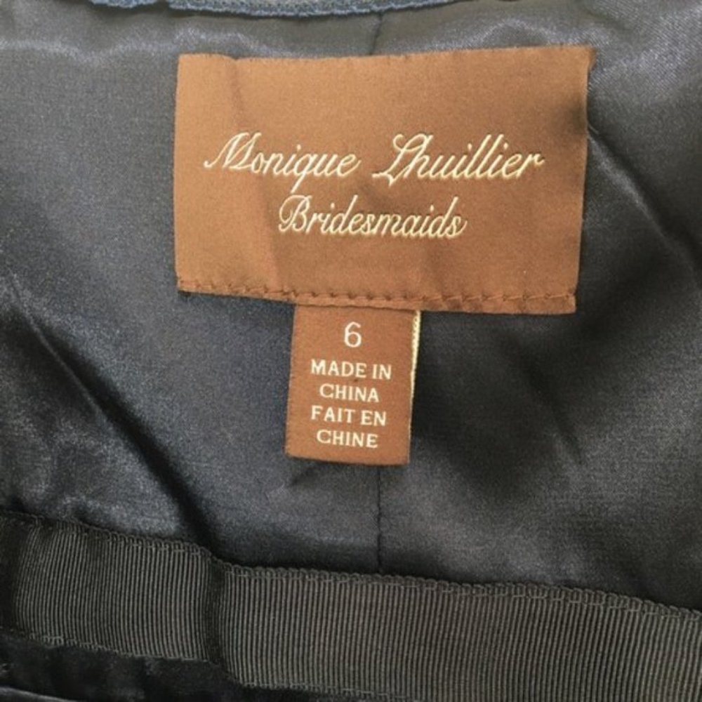 Monique Lhuillier Bridesmaids Strapless Dress d440 - Picture 8 of 8